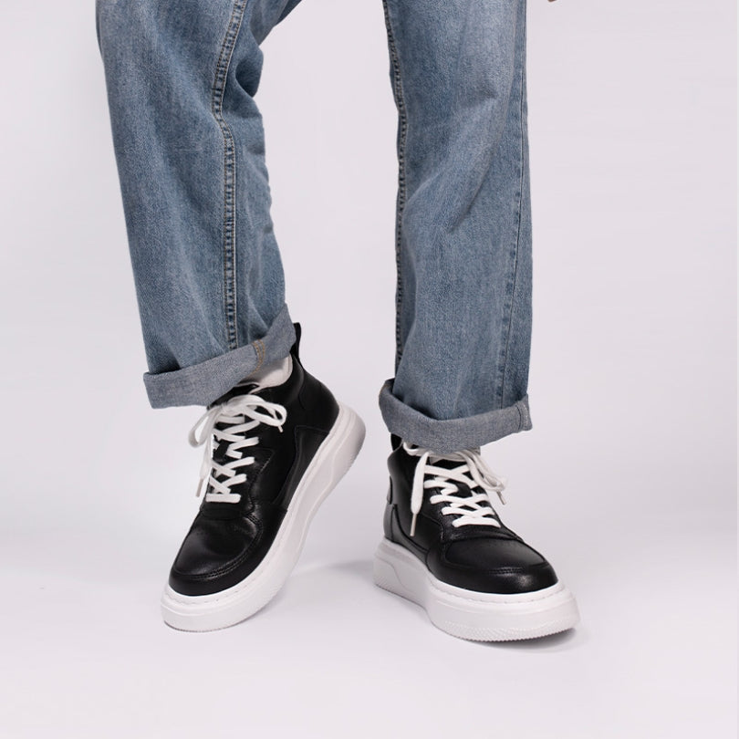 Zapatilla Urbana Nebula de Caña Alta con Altura +8 cm