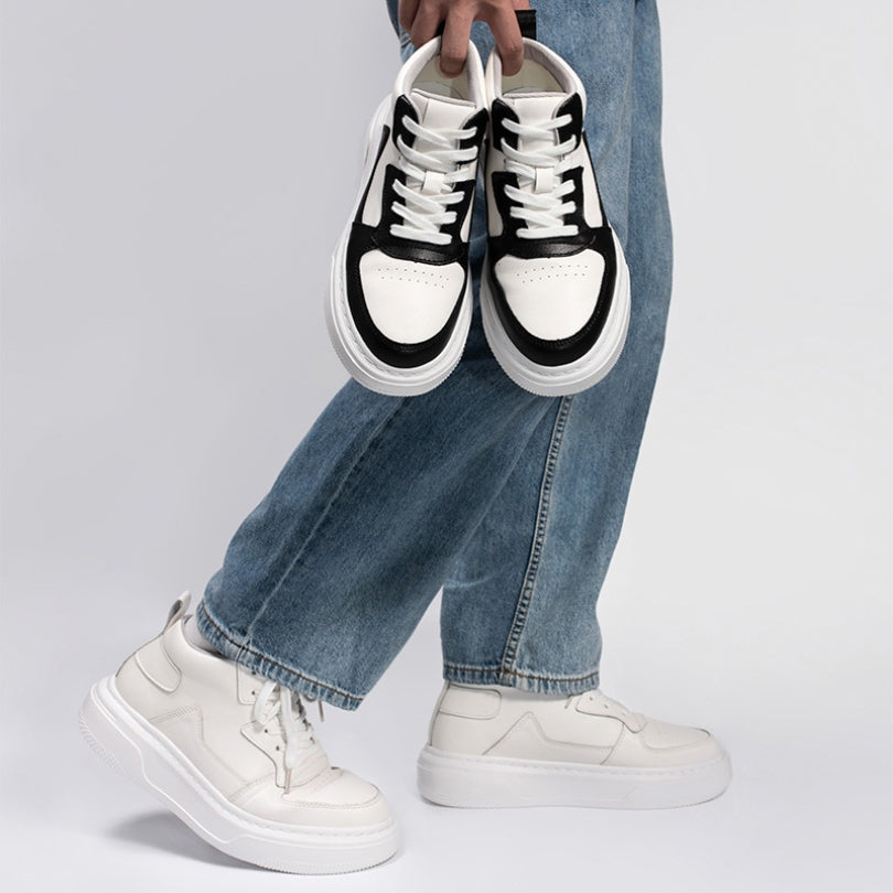 Zapatilla Urbana Nebula de Caña Alta con Altura +8 cm